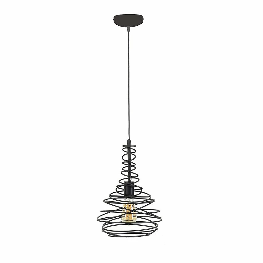 Top 10 🌟 Lampea Suspension industrielle en métal noir Ø 25 cm Harrisson 😀 3 Top 10 🌟 Lampea Suspension industrielle en métal noir Ø 25 cm Harrisson 😀