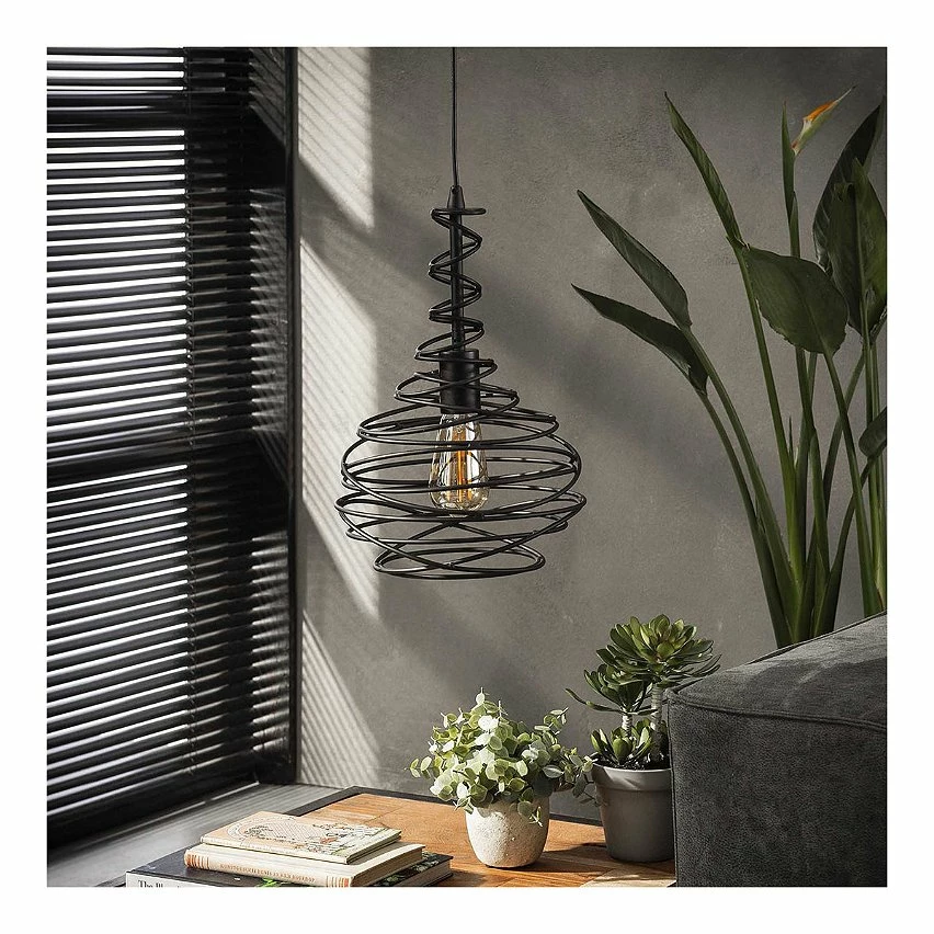 Top 10 🌟 Lampea Suspension industrielle en métal noir Ø 25 cm Harrisson 😀 4 Top 10 🌟 Lampea Suspension industrielle en métal noir Ø 25 cm Harrisson 😀 – Image 2