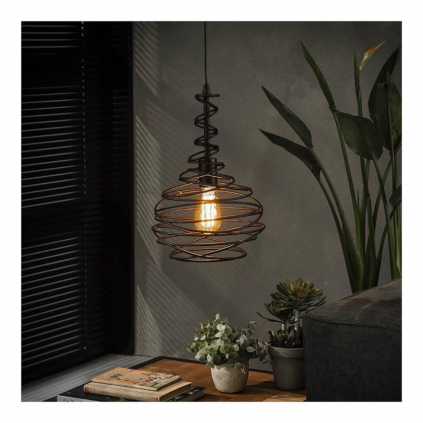 Top 10 🌟 Lampea Suspension industrielle en métal noir Ø 25 cm Harrisson 😀 5 Top 10 🌟 Lampea Suspension industrielle en métal noir Ø 25 cm Harrisson 😀 – Image 3