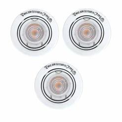 Tout neuf 😉 Paris prix Lot de 3 Spots Encastrés "Orientable" 9cm Blanc 👏