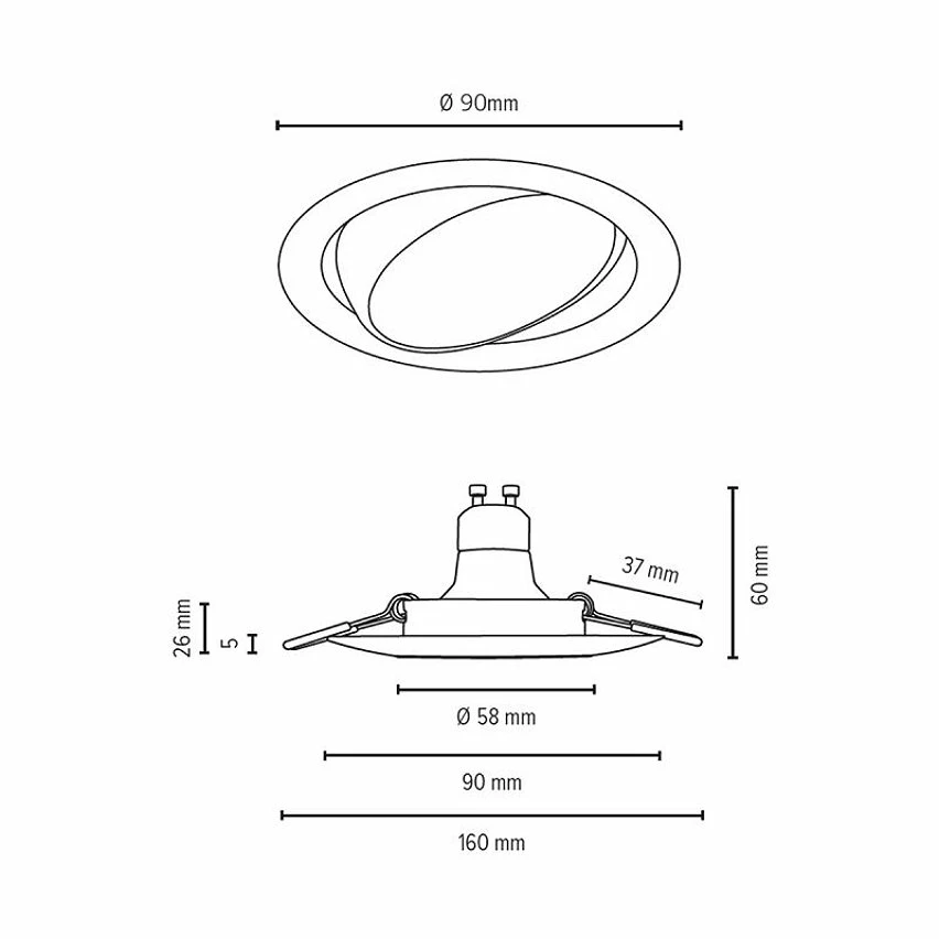 Tout neuf 😉 Paris prix Lot de 3 Spots Encastrés "Orientable" 9cm Blanc 👏 6 Tout neuf 😉 Paris prix Lot de 3 Spots Encastrés "Orientable" 9cm Blanc 👏 – Image 4