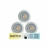 Meilleur prix ✨ Paris prix Lot de 3 Spots Encastrés "Interrupteur" 9cm Blanc 🔔 -Atmosphera Soldes 3700564202663 1