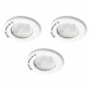Budget 🧨 Paris prix Lot de 3 Spots Encastrés "Rond Fixe" 9cm Blanc ⌛ -Atmosphera Soldes 3700564202687 1