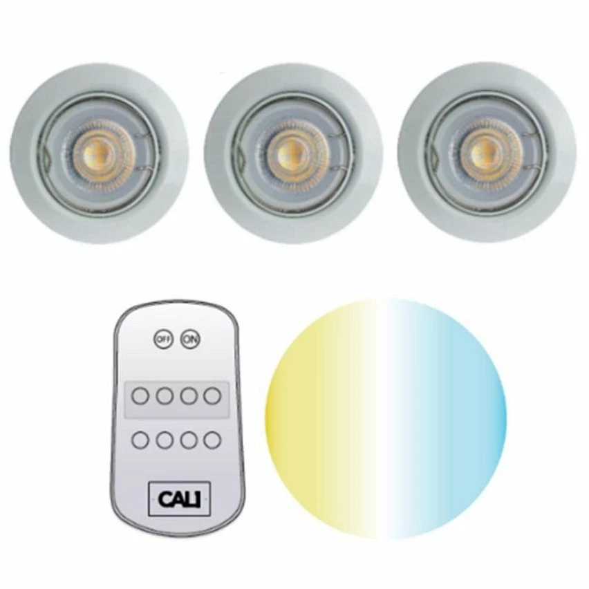 Budget 🧨 Paris prix Lot de 3 Spots Encastrés "Rond Fixe" 9cm Blanc ⌛ 4 Budget 🧨 Paris prix Lot de 3 Spots Encastrés "Rond Fixe" 9cm Blanc ⌛ – Image 2