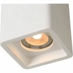 Grosses soldes ✨ Lampea Plafonnier classique carré blanc Phyllis 😉 -Atmosphera Soldes 3701171214841 3