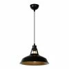 Sortie ⭐ Lampea Suspension industrielle en métal noir Ø31 cm Odile ✨ -Atmosphera Soldes 3701171215923 2