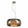 Sortie 👍 Lampea Suspension moderne en métal chromé et verre Ø50 cm Ocelia 🔔 -Atmosphera Soldes 3701171219624 1