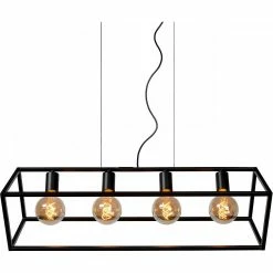 Meilleure vente 😀 Lampea Suspension salle à manger industrielle Rose 🌟 -Atmosphera Soldes 3701171264716 3