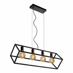 Meilleure vente 😀 Lampea Suspension salle à manger industrielle Rose 🌟 -Atmosphera Soldes 3701171264716 4