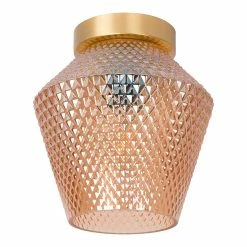 Grosses soldes 🌟 Lampea Plafonnier vintage Ø 21 cm Ambre 🎉 -Atmosphera Soldes 3701171264860 1