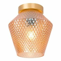 Grosses soldes 🌟 Lampea Plafonnier vintage Ø 21 cm Ambre 🎉 -Atmosphera Soldes 3701171264860 2