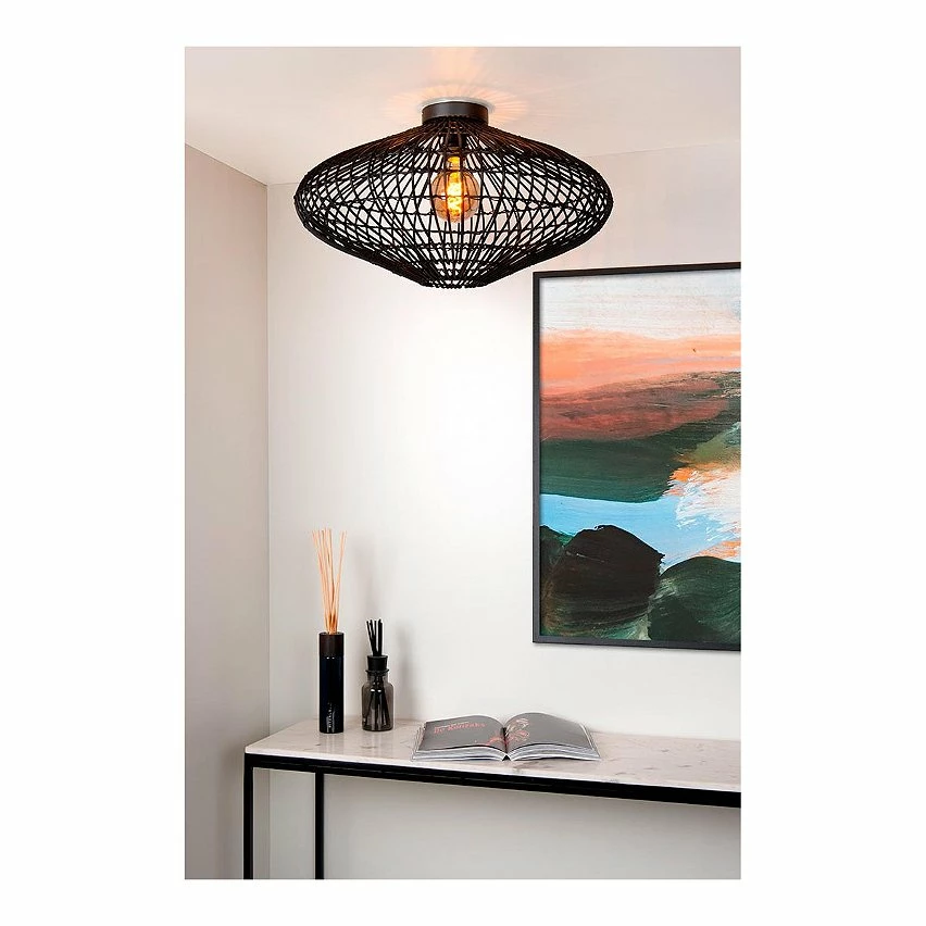 Top 10 😀 Lampea Plafonnier en rotin Ø 56 cm Mag 😉 4 Top 10 😀 Lampea Plafonnier en rotin Ø 56 cm Mag 😉 – Image 2