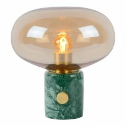 Budget 😉 Lampea Lampe à poser bureau vintage Ø 23 cm Charlize 🥰 -Atmosphera Soldes 3701171265171 3