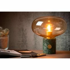 Budget 😉 Lampea Lampe à poser bureau vintage Ø 23 cm Charlize 🥰 -Atmosphera Soldes 3701171265171 5