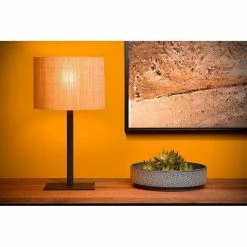 Meilleur prix 😍 Lampea Lampe à poser salon design Ø 28 cm Wood 😀 -Atmosphera Soldes 3701171265287 2