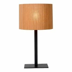 Meilleur prix 😍 Lampea Lampe à poser salon design Ø 28 cm Wood 😀 -Atmosphera Soldes 3701171265287 3