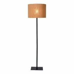 Budget ⭐ Lampea Lampadaire design Ø 42 cm en rotin Cloud 🔔