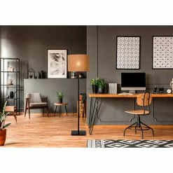 Budget ⭐ Lampea Lampadaire design Ø 42 cm en rotin Cloud 🔔 -Atmosphera Soldes 3701171265393 6