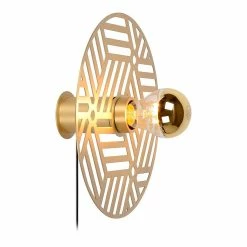 Budget ✨ Lampea Applique murale vintage Ø 25 cm salon et salle à manger Bloom 💯 -Atmosphera Soldes 3701171265607 3