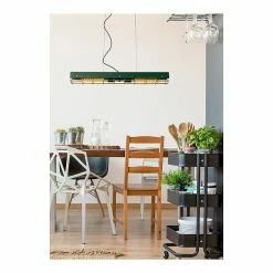 De gros ⭐ Lampea Suspension industrielle 2xE27 vert Sibel 😉 -Atmosphera Soldes 3701171265683 5