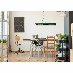 De gros ⭐ Lampea Suspension industrielle 2xE27 vert Sibel 😉 -Atmosphera Soldes 3701171265683 6