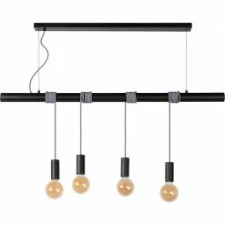 Tout neuf đ„° Lampea Suspension industrielle 4 lampes Ewan â