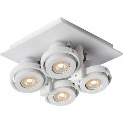 Nouveau ⌛ Lampea Spot plafond 4 lampes LED dimmable James 🔔 -Atmosphera Soldes 3701171268547 1