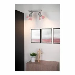 Sortie ✨ J&Kids Spot plafond chambres d'enfant 2 lampes Pixi 🤩 -Atmosphera Soldes 3701171268622 3
