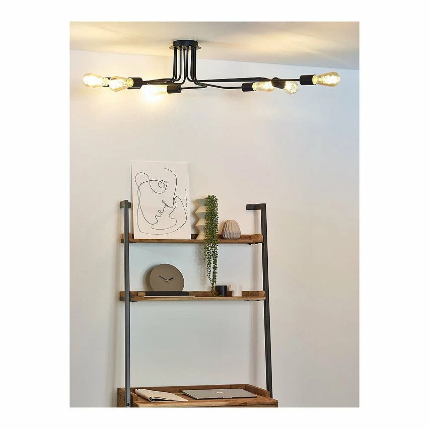 Meilleur prix ✔️ Lampea Plafonnier industriel 8xE27 Lessie 👍 3 Meilleur prix ✔️ Lampea Plafonnier industriel 8xE27 Lessie 👍