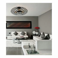 Grosses soldes ⌛ Lampea Plafonnier moderne salle à manger Wolf 🎉 -Atmosphera Soldes 3701171269339 6