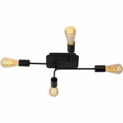 Nouveau 😍 Lampea Plafonnier industriel 4xE27 Lessie 😍 -Atmosphera Soldes 3701171269346 1