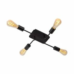Nouveau 😍 Lampea Plafonnier industriel 4xE27 Lessie 😍 -Atmosphera Soldes 3701171269346 5