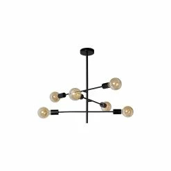 Les meilleures critiques de 🧨 Lampea Plafonnier industriel 6xE27 Lessie 🛒