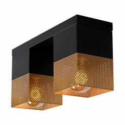 Tout neuf 💯 Lampea Plafonnier intérieur industriel 2xE27 Renata 💯 -Atmosphera Soldes 3701171269414 4