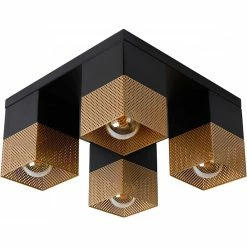Offres 🎉 Lampea Plafonnier industriel intérieur 4xE27 Renata 🎁 -Atmosphera Soldes 3701171269438 3