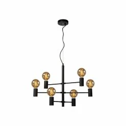 Budget 😀 Lampea Suspension industrielle en métal 6xE27 Sloan 😀 -Atmosphera Soldes 3701171269650 1