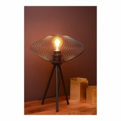 Budget 😍 Lampea Lampe de table industrielle ronde 1xE27 Meshiva 🥰 -Atmosphera Soldes 3701171269773 2
