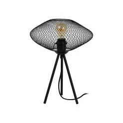 Budget 😍 Lampea Lampe de table industrielle ronde 1xE27 Meshiva 🥰 -Atmosphera Soldes 3701171269773 3