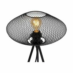 Budget 😍 Lampea Lampe de table industrielle ronde 1xE27 Meshiva 🥰 -Atmosphera Soldes 3701171269773 4