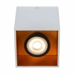 Vente flash 😍 Lampea Spot plafond carré moderne 1 lampe Biddi ⭐ -Atmosphera Soldes 3701171270069 3