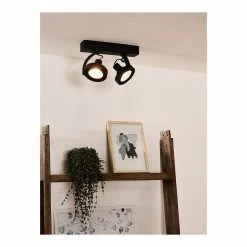 Offres 🎉 Lampea Spot plafond 2 lampes orientables LED dimmable Dori ✔️