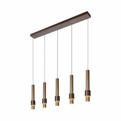 Grosses soldes 🔔 Lampea Suspension design LED 5 lampes Margha 💯 -Atmosphera Soldes 3701171270403 4