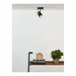 Meilleure vente 🔥 Lampea Spot plafond moderne LED dimmable 1 lampe Nert 🎉 -Atmosphera Soldes 3701171270649 4