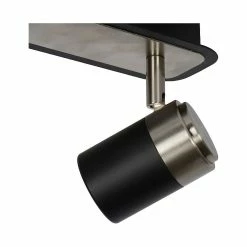 Remise 🤩 Lampea Spot plafond moderne LED dimmable 3 lampes Nert 😀 -Atmosphera Soldes 3701171270687 4