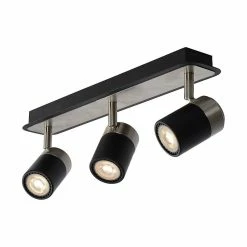 Remise 🤩 Lampea Spot plafond moderne LED dimmable 3 lampes Nert 😀 -Atmosphera Soldes 3701171270687 5