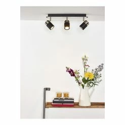 Remise 🤩 Lampea Spot plafond moderne LED dimmable 3 lampes Nert 😀 -Atmosphera Soldes 3701171270687 6