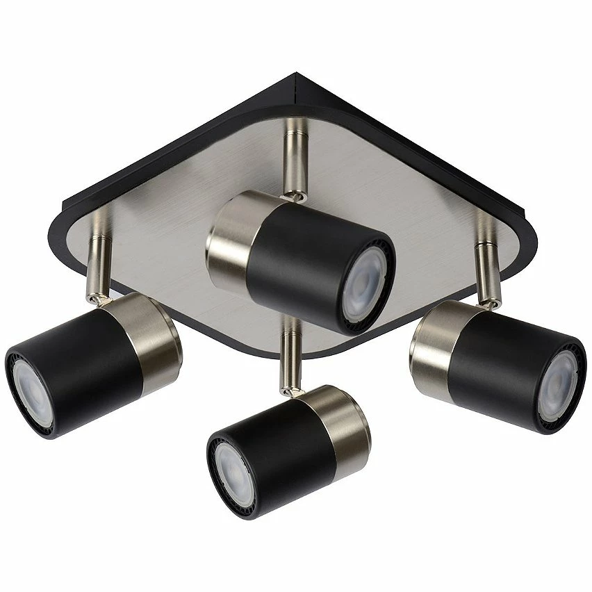 Promo ✨ Lampea Spot plafond moderne LED dimmable 4 lampes Nert 🔔 4 Promo ✨ Lampea Spot plafond moderne LED dimmable 4 lampes Nert 🔔 – Image 2