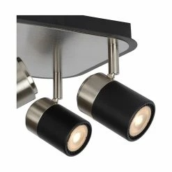 Promo ✨ Lampea Spot plafond moderne LED dimmable 4 lampes Nert 🔔 8 Promo ✨ Lampea Spot plafond moderne LED dimmable 4 lampes Nert 🔔 -Atmosphera Soldes 3701171270700 3