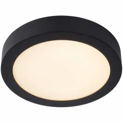 Meilleure affaire 😀 Lampea Plafonnier salle de bain Ø 24 cm LED dimmable Brie ✨ -Atmosphera Soldes 3701171271141 3