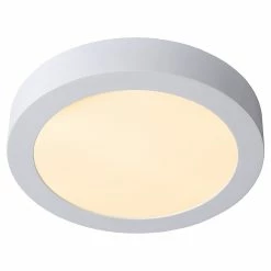 Meilleure affaire 😀 Lampea Plafonnier salle de bain Ø 24 cm LED dimmable Brie ✨ -Atmosphera Soldes 3701171271158 1